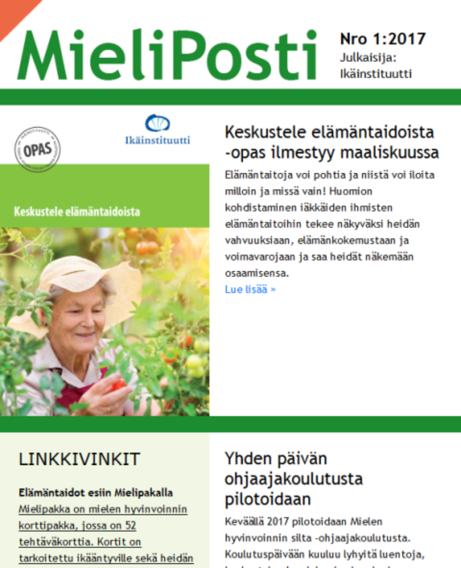 Lue uusin MieliPosti -uutiskirje