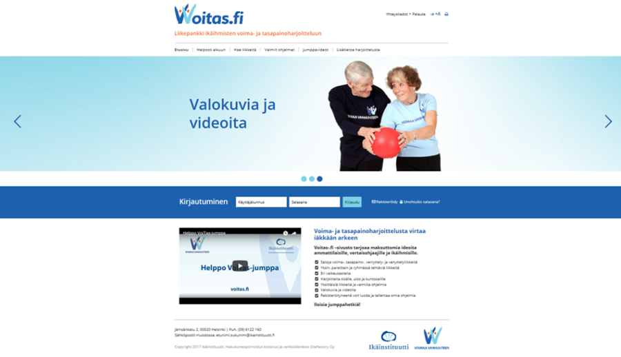 Uudistunut voitas.fi-sivusto avattu