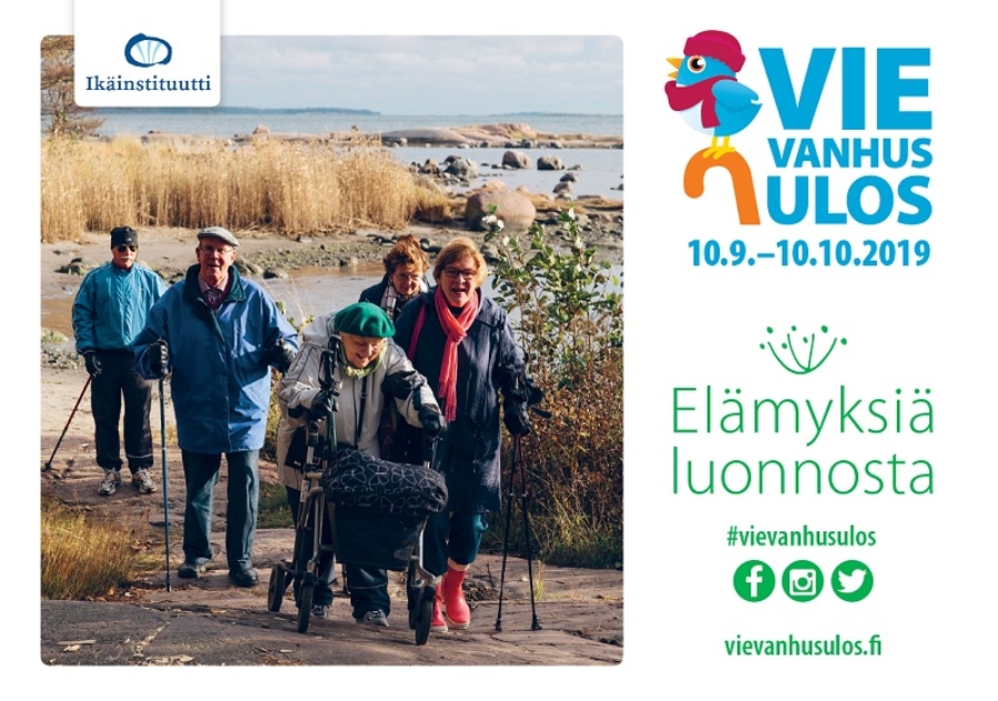 Elämyksiä luonnosta – Vie vanhus ulos -kampanjalla