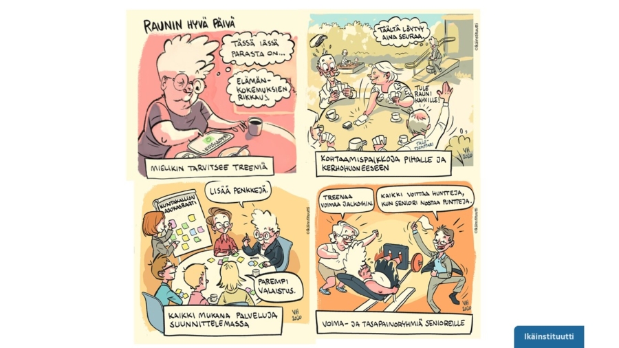 Neljä ratkaisua voimavaraiseen ikääntymiseen