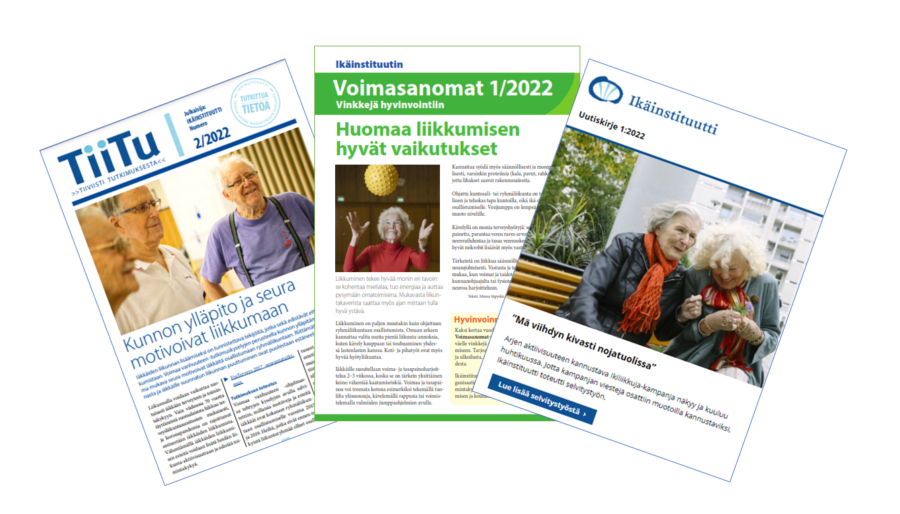 Ikäinstituutti tarjoaa paljon maksutonta materiaalia