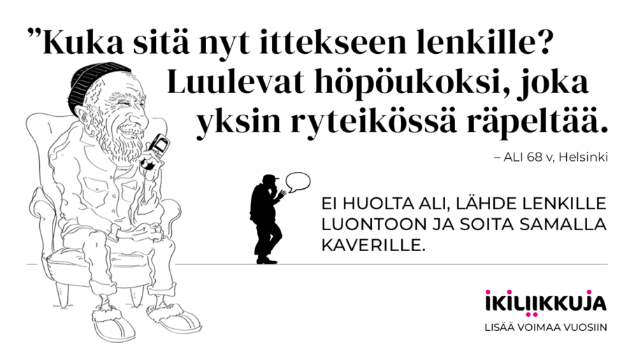 Ikiliikkuja innostaa liikkeelle
