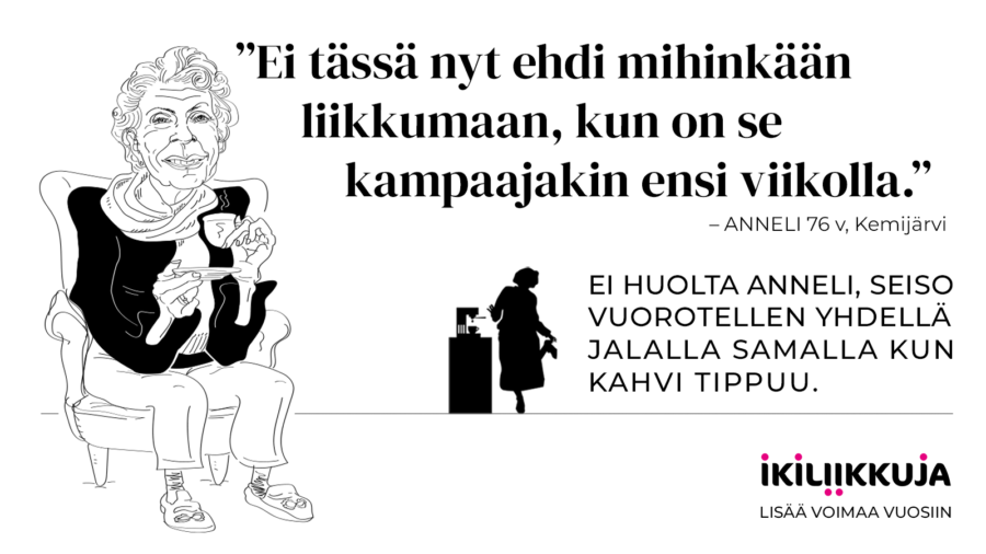 Tule toteuttamaan kanssamme Ikiliikkuja-viikkoa
