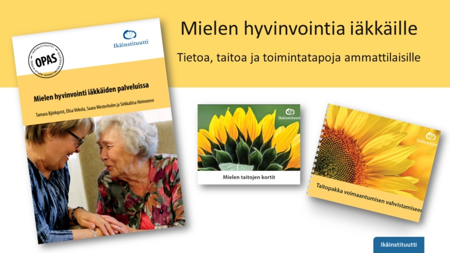 Mielen hyvinvointia iäkkäille -materiaalit