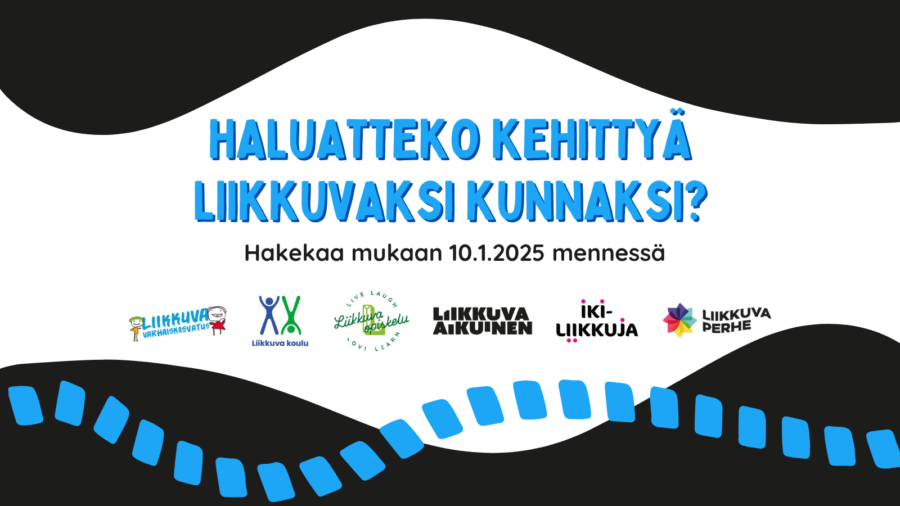 Haku Liikkuvaksi kunnaksi on auki – tule mukaan edistämään kuntalaisten liikkumista!
