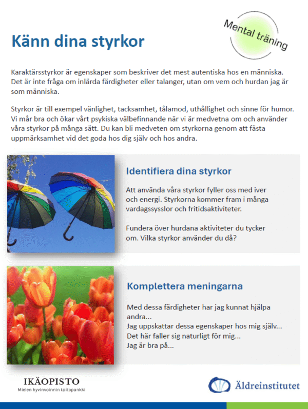 Mental Träning - Känn dina styrkor