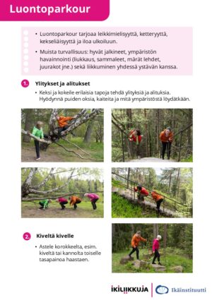 Luontoparkour esite