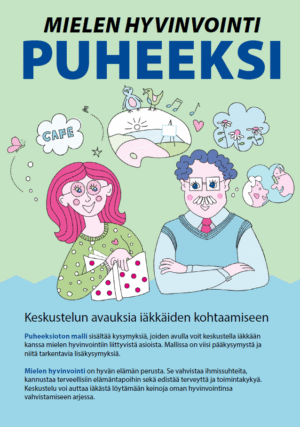 Mielen hyvinvointi puheeksi -esitteen kansikuva