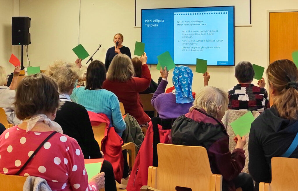 ”Useammin tällaista meille ikäihmisille”