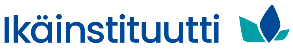 Ikäinstituutin kaksivärinen logo.