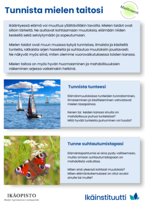 Mielitreenit - Tunnista mielen taitosi