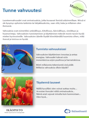 Mielitreenit - Tunne vahvuutesi
