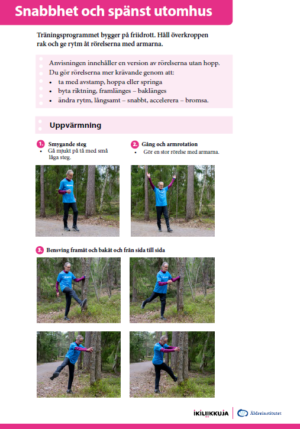 Snabbhet och spänst utomhus