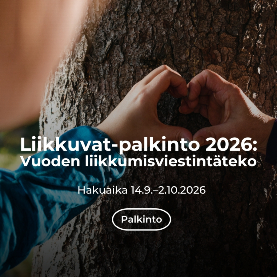 Liikkuvat-palkinto 2026: Etsinnässä Vuoden liikkumisviestintäteko