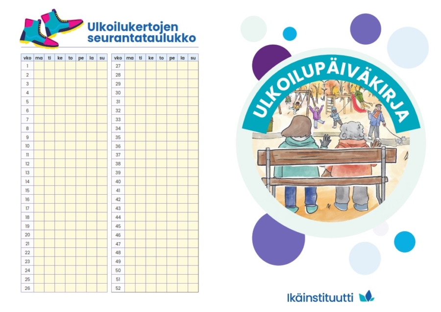 Ulkoilupäiväkirja ikäihmisille